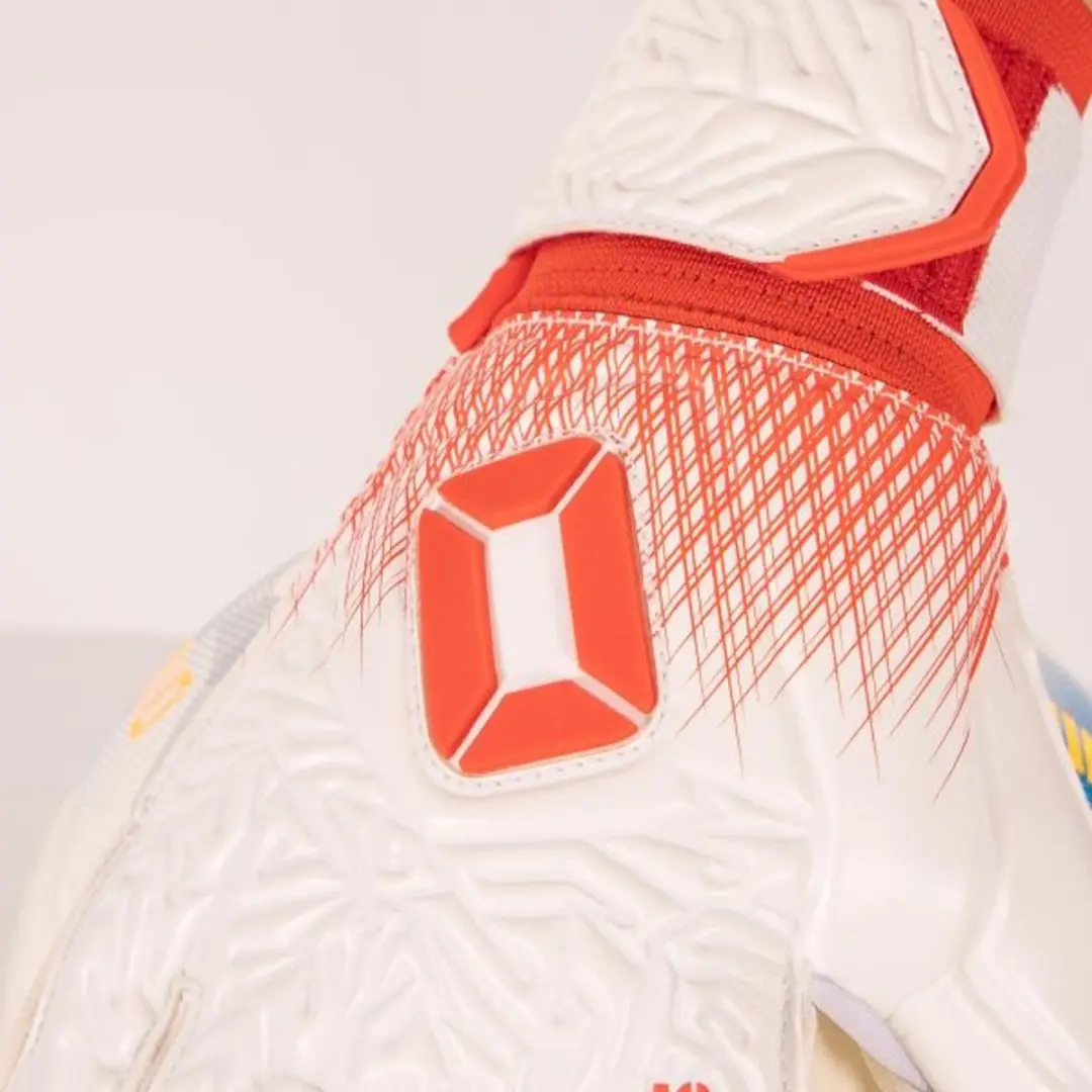 Stanno Ultimate Grip JR III Keepershandschoenen - Maat 4 - Wit/Rood