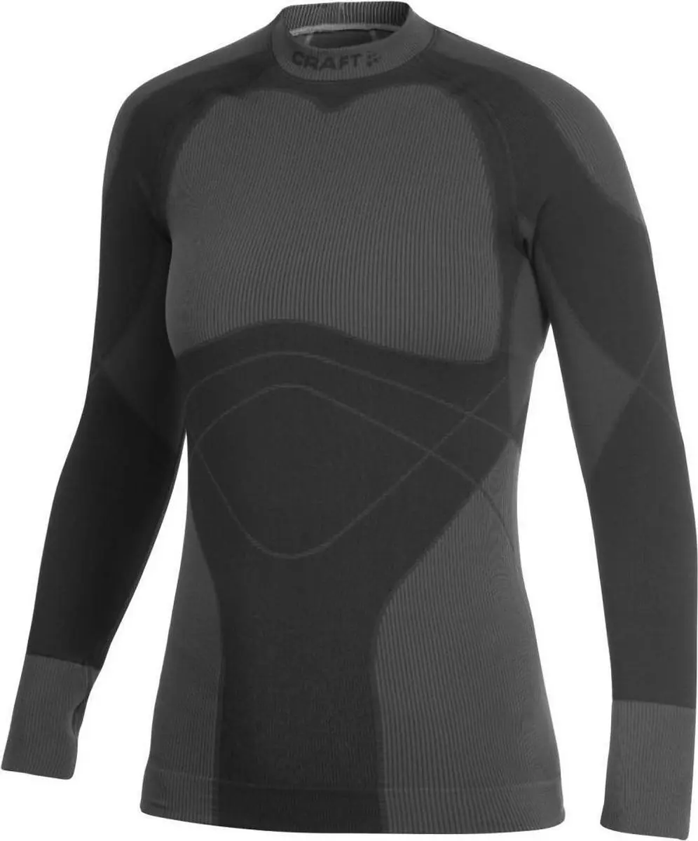 Craft Women's Warm Crewneck black/iron maat XS