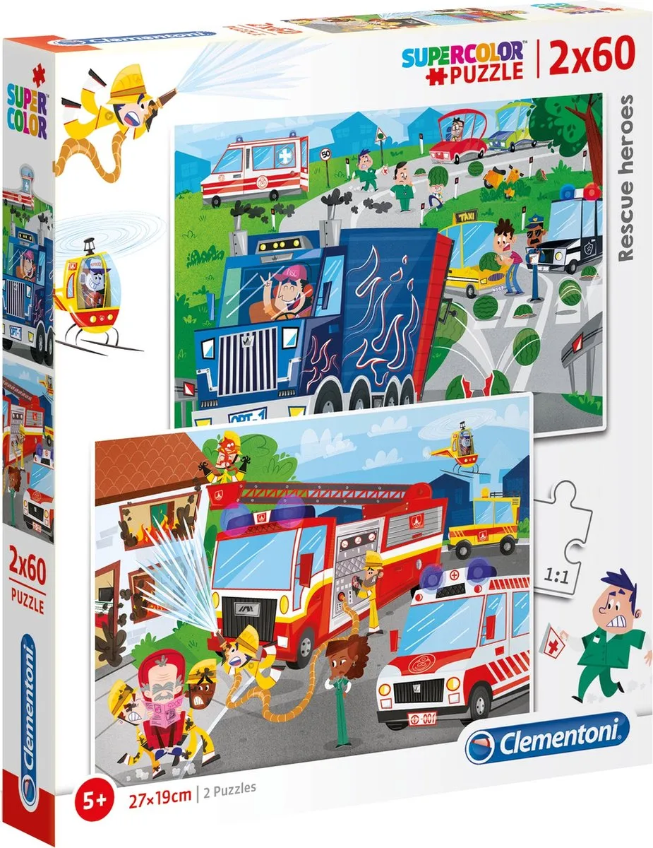Clementoni Rescue Heroes Kinderpuzzel 120 Stukjes