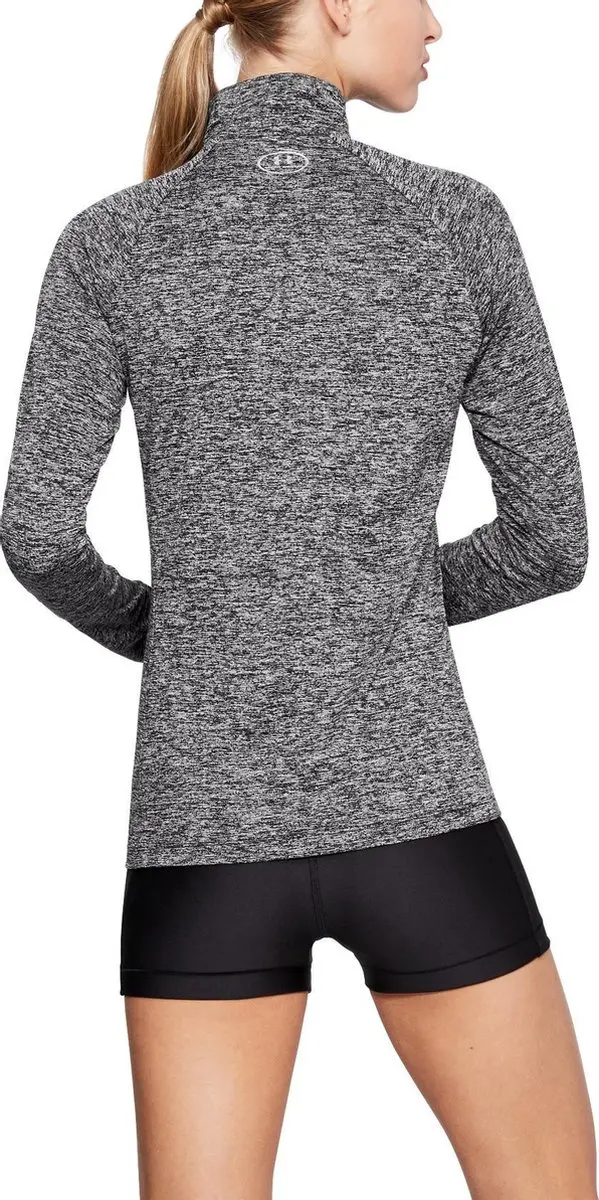 Under Armour Tech 1/2 Zip Dames Sporttrui XS - Light Gray