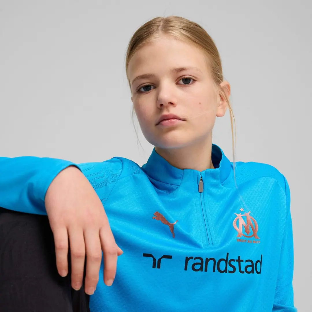 PUMA Kinderopleiding Top OM 2024/25 - 10 jaar - Blauw