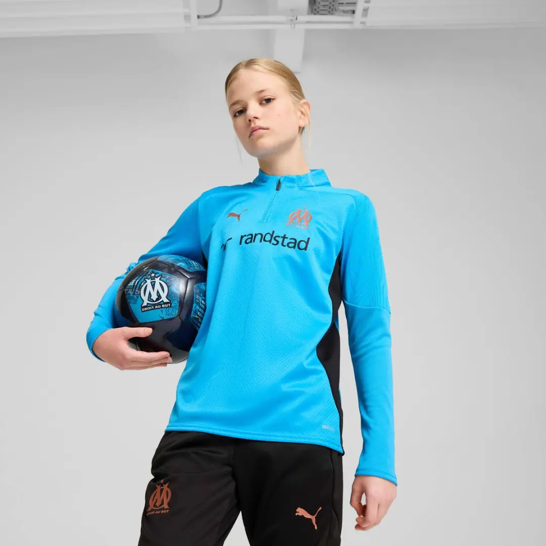 PUMA Kinderopleiding Top OM 2024/25 - 10 jaar - Blauw