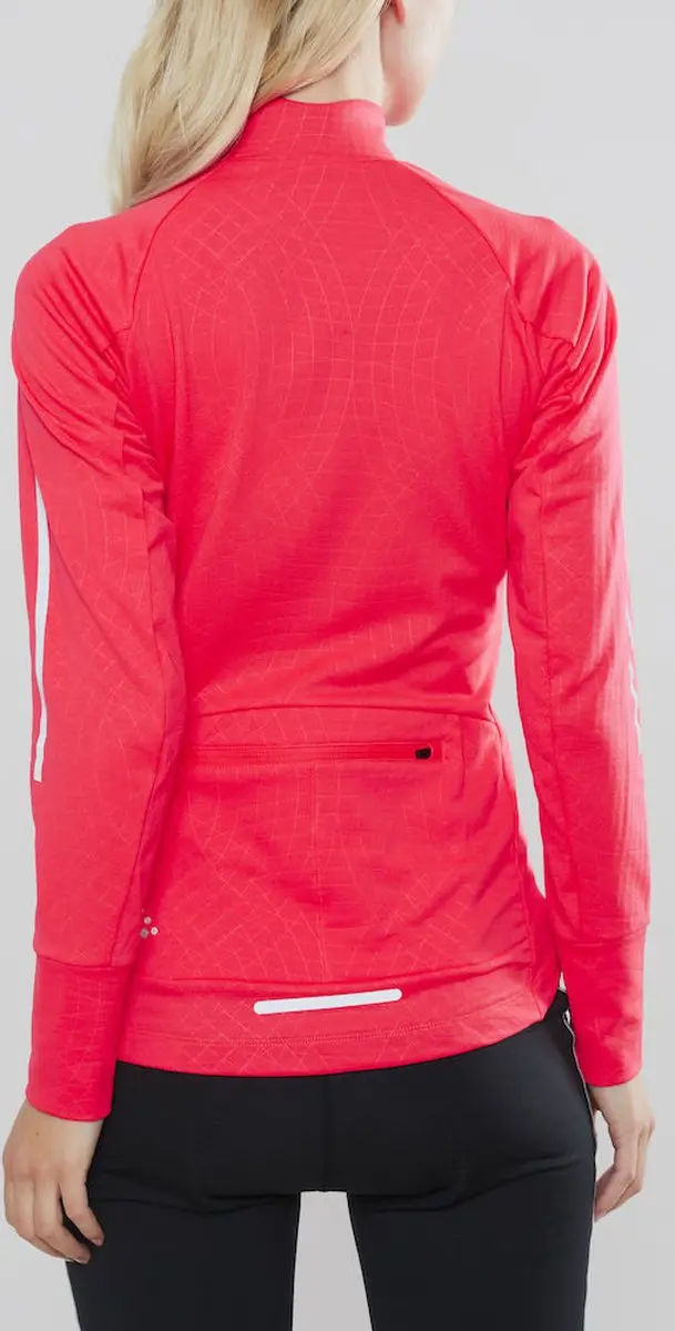 Craft Fietsshirt Lange Mouwen Dames Fucsia - XS