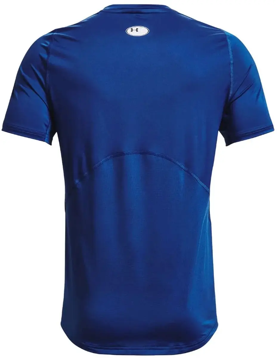 Under Armour HeatGear Fitted Shirt 1361683-432 - XXL - Blauw
