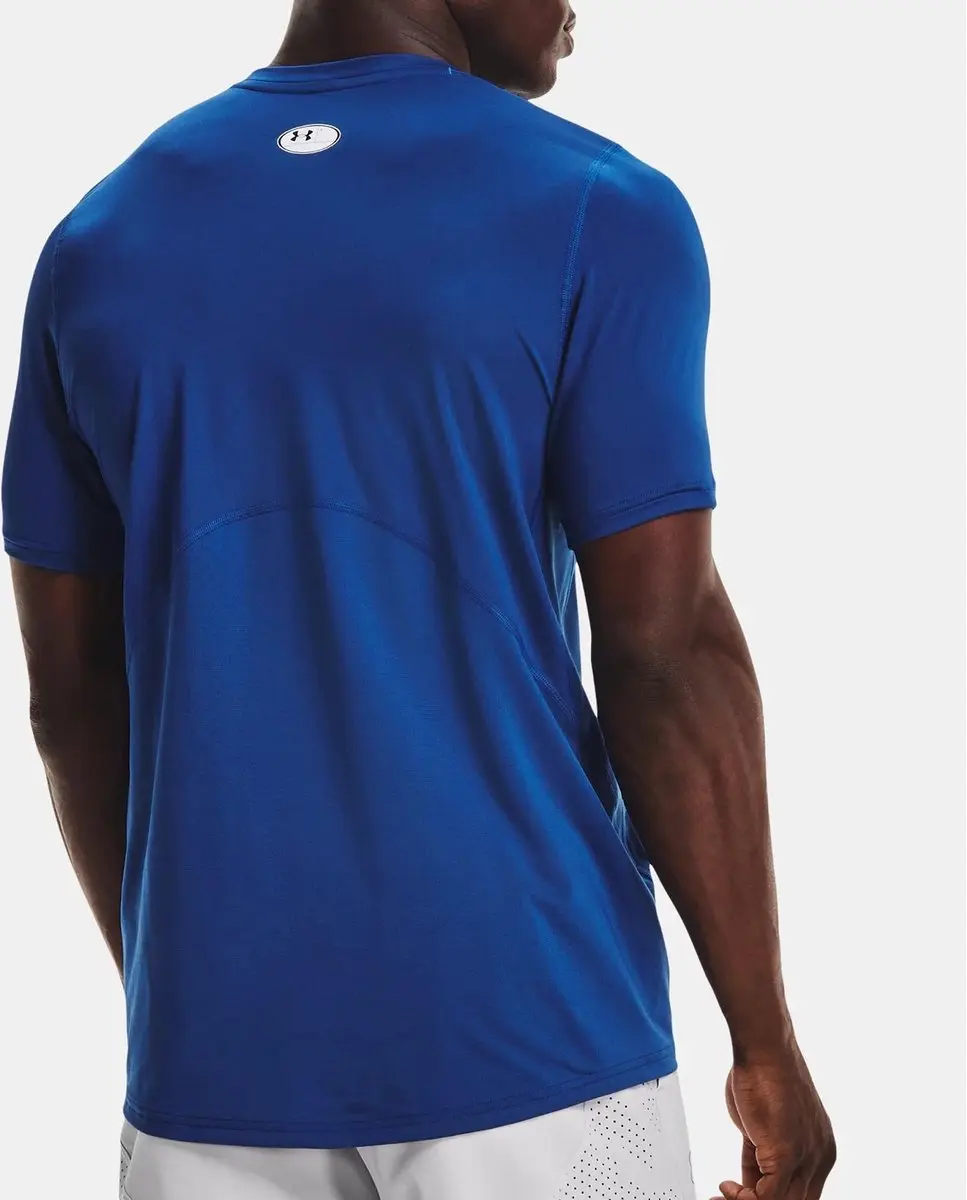 Under Armour HeatGear Fitted Shirt 1361683-432 - XXL - Blauw