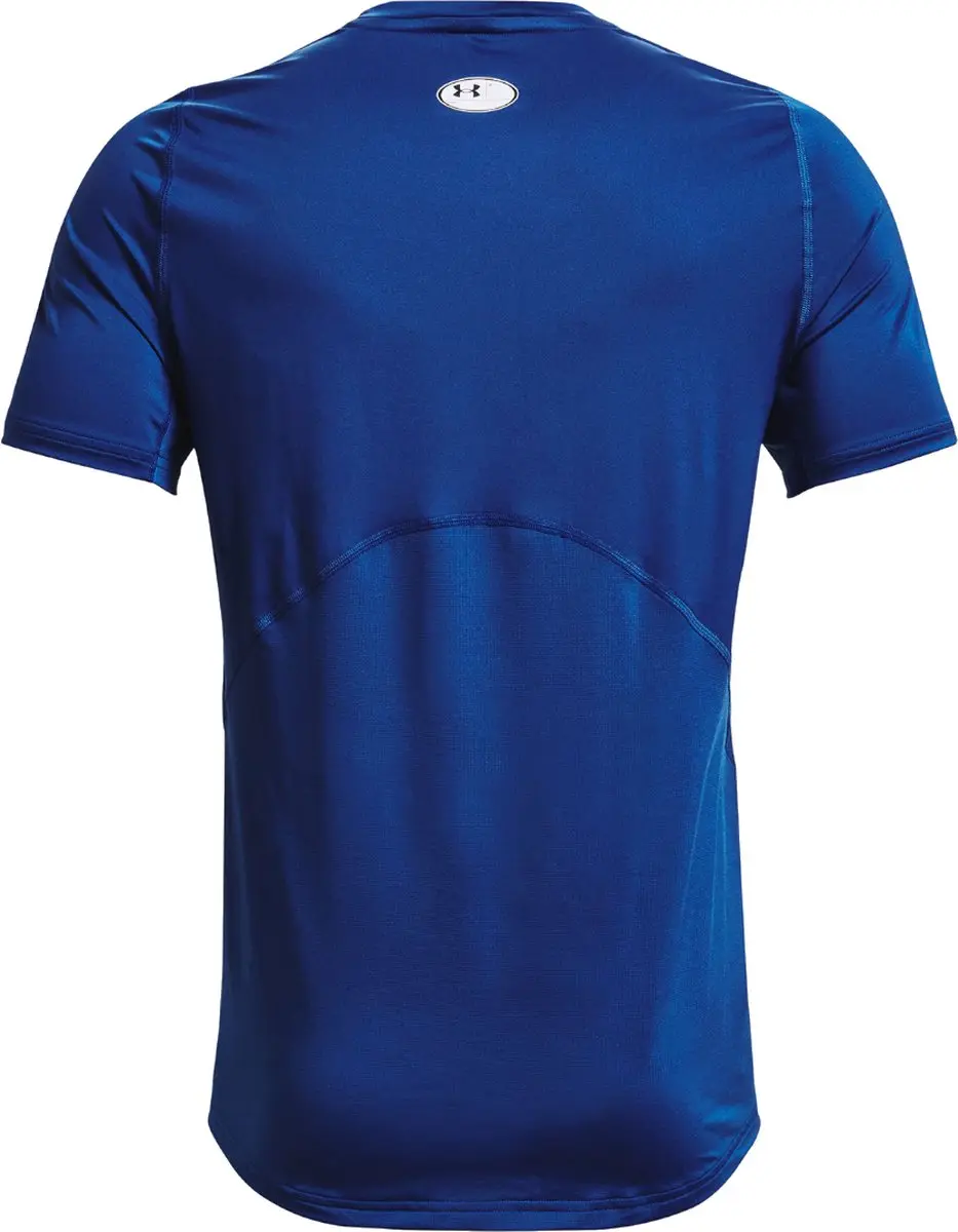 Under Armour HeatGear Fitted Shirt 1361683-432 - XXL - Blauw