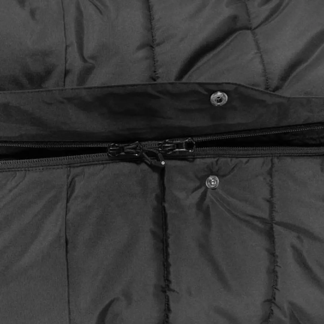 Stanno Prime Long Coach Jas - Zwart