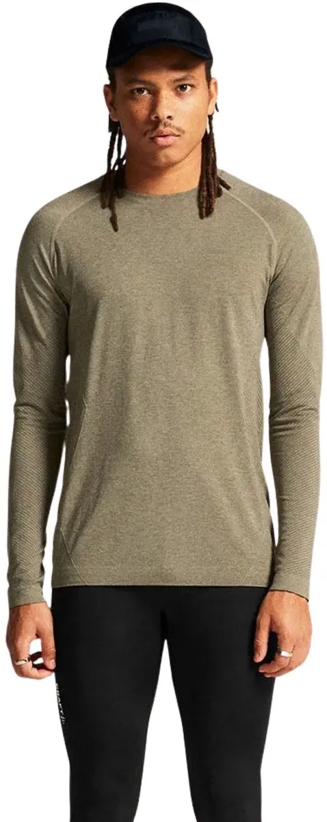 Craft Core Dry Active Comfort LS Shirt - XL - Beige - afbeelding 6 van 6