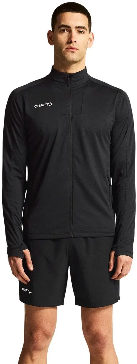Craft Evolve 2.0 Full Zip Trainingsjas Heren - L - Zwart