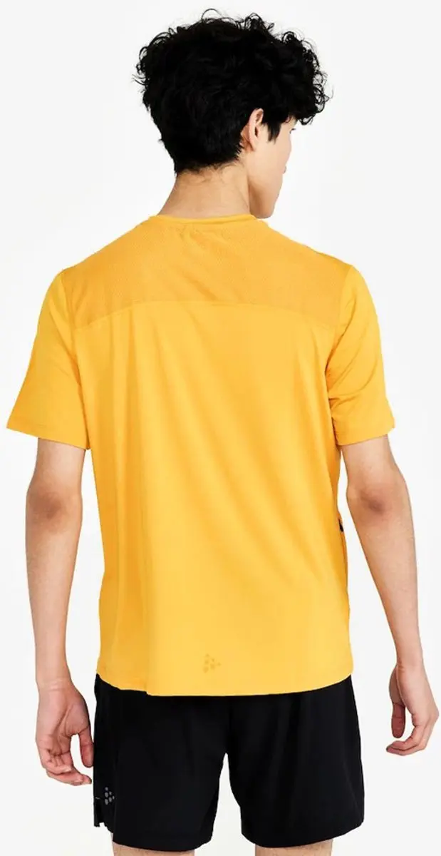 Craft Adv Essence SS Tee Heren - Geel - XL
