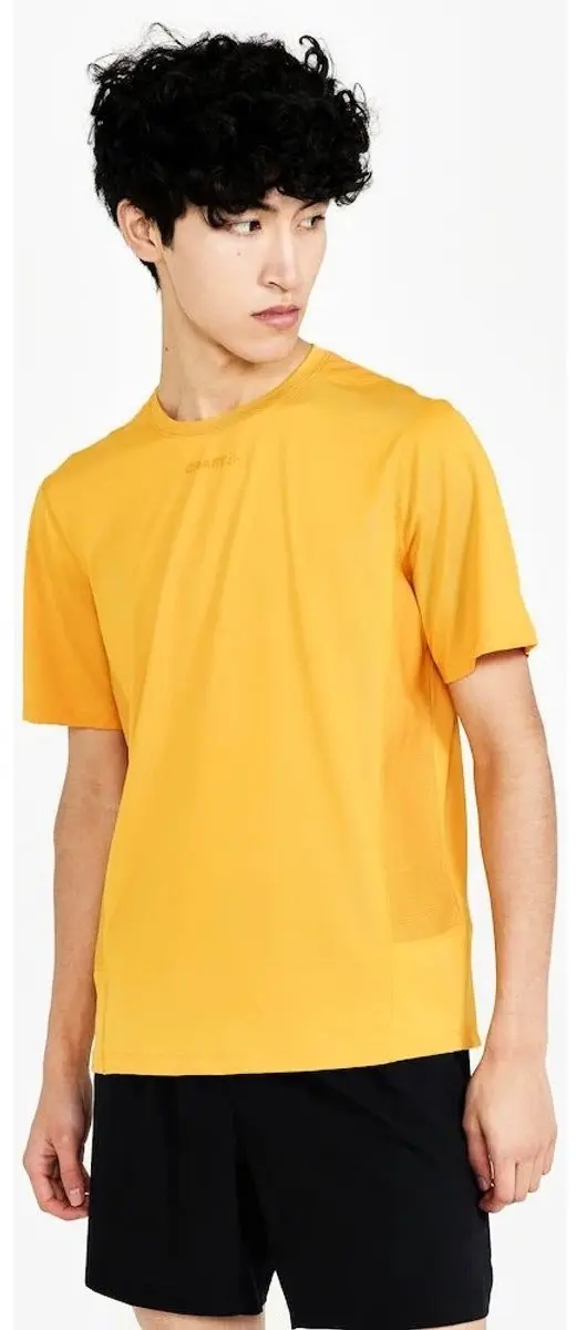 Craft Adv Essence SS Tee Heren - Geel - XL