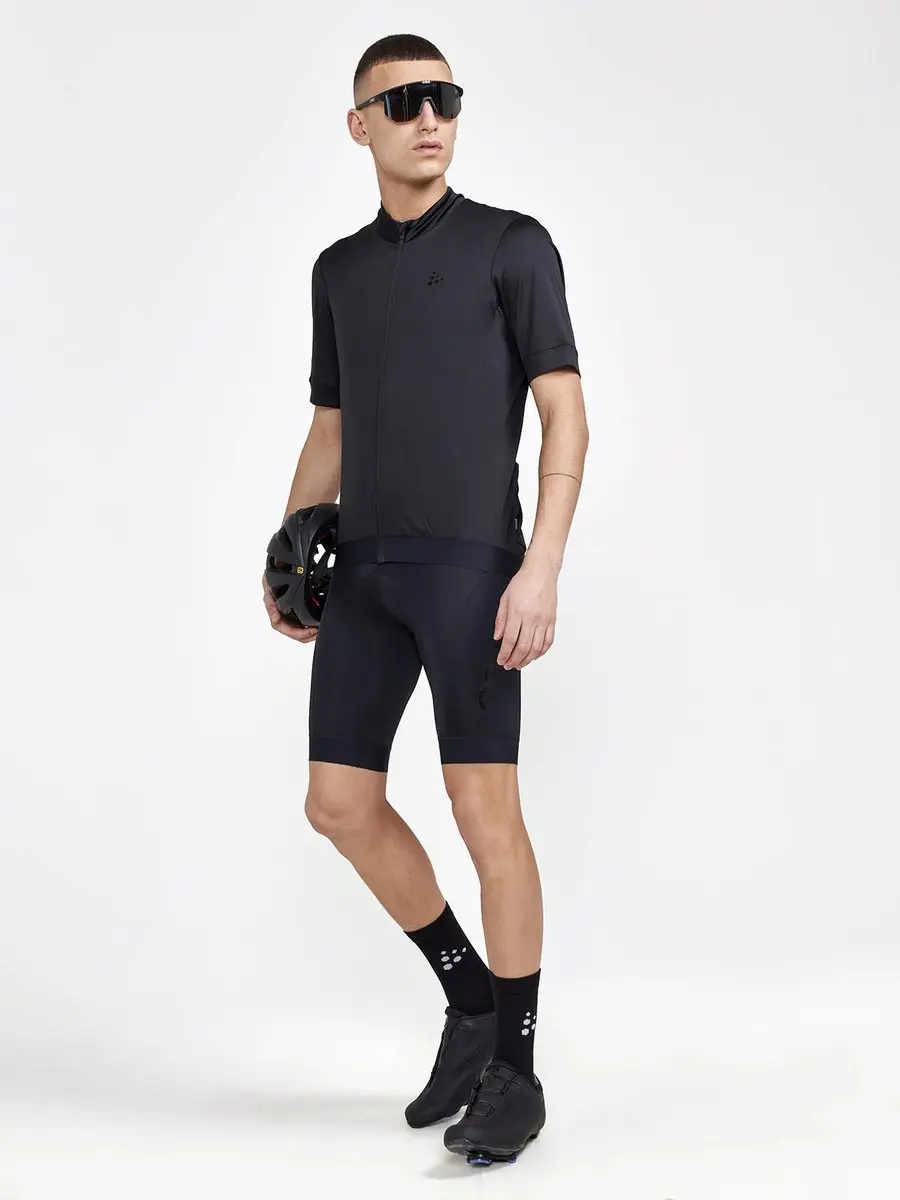 Craft Core Essence Fietsshirt Heren - Korte mouwen - XL - Zwart