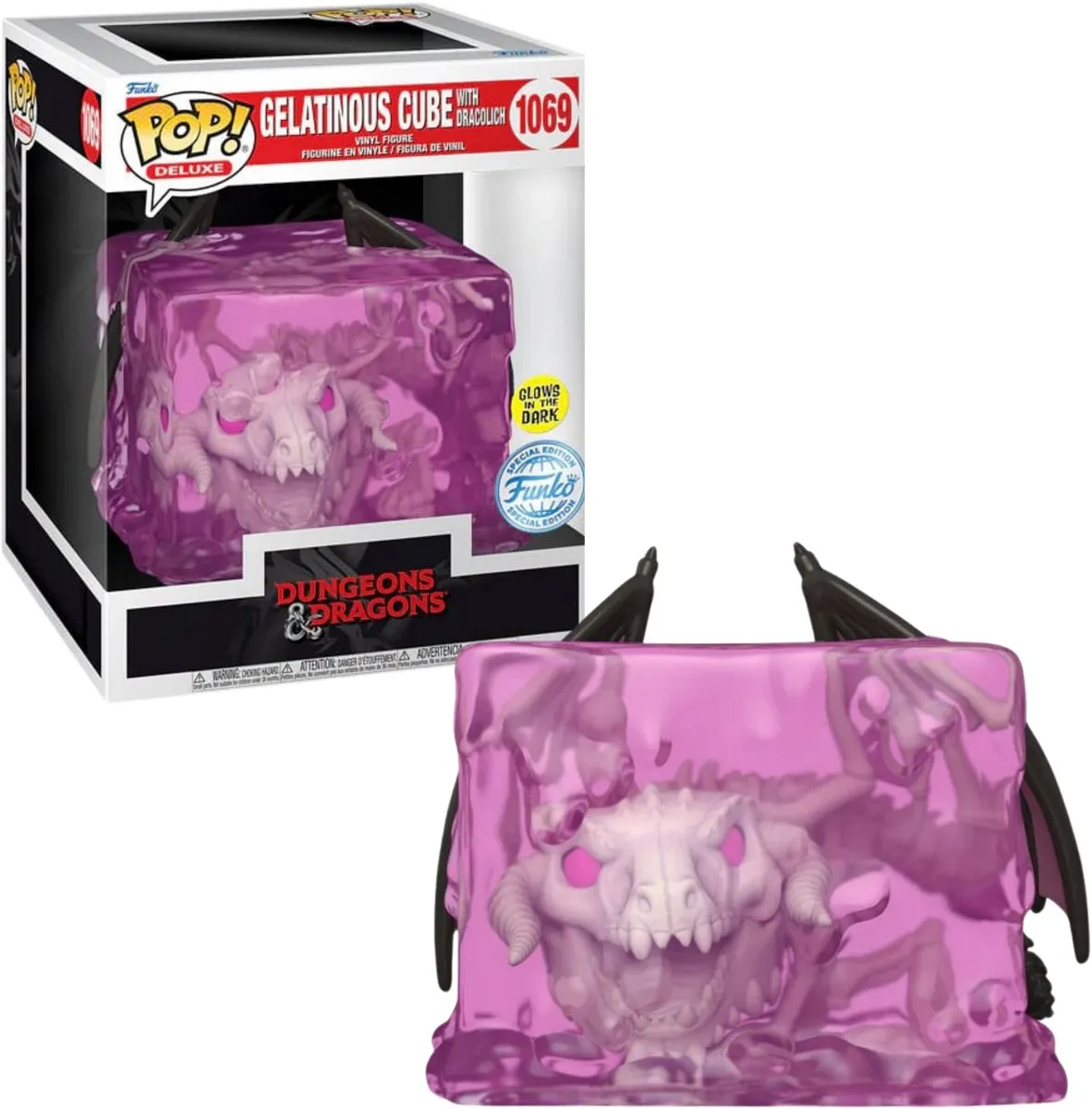 Funko POP! DLX Gelatinous Cube Dracolich GITD Dungeons & Dragons