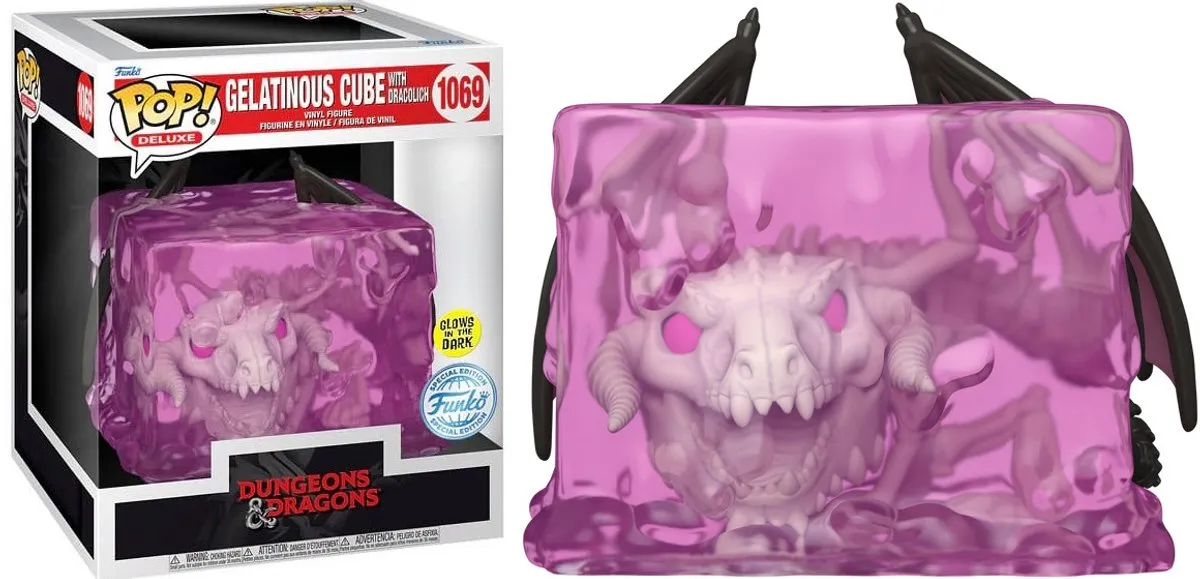 Funko POP! DLX Gelatinous Cube Dracolich GITD Dungeons & Dragons - afbeelding 2 van 2