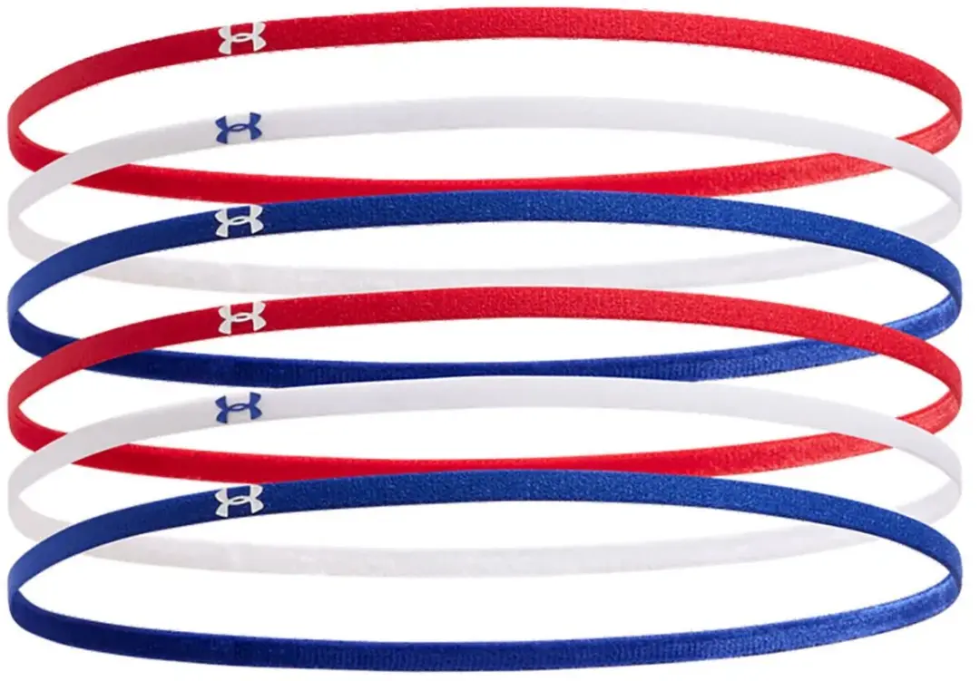 Under Armour Mini Elastic Zweetbandjes - 6 Stuks - Red 600