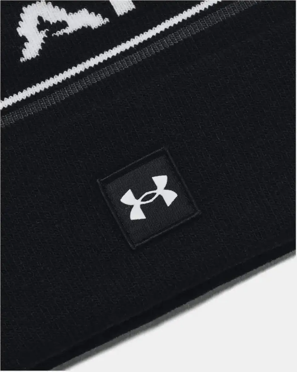 Under Armour Halftime Pom Beanie - Zwart