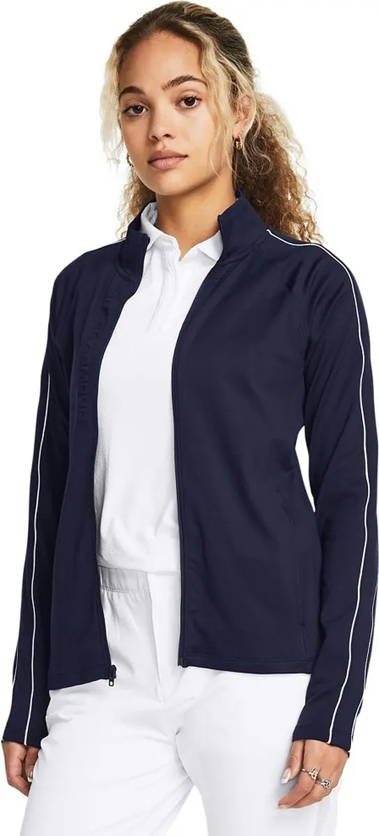 Under Armour Storm Midlayer FZ - Donkerblauw/Wit