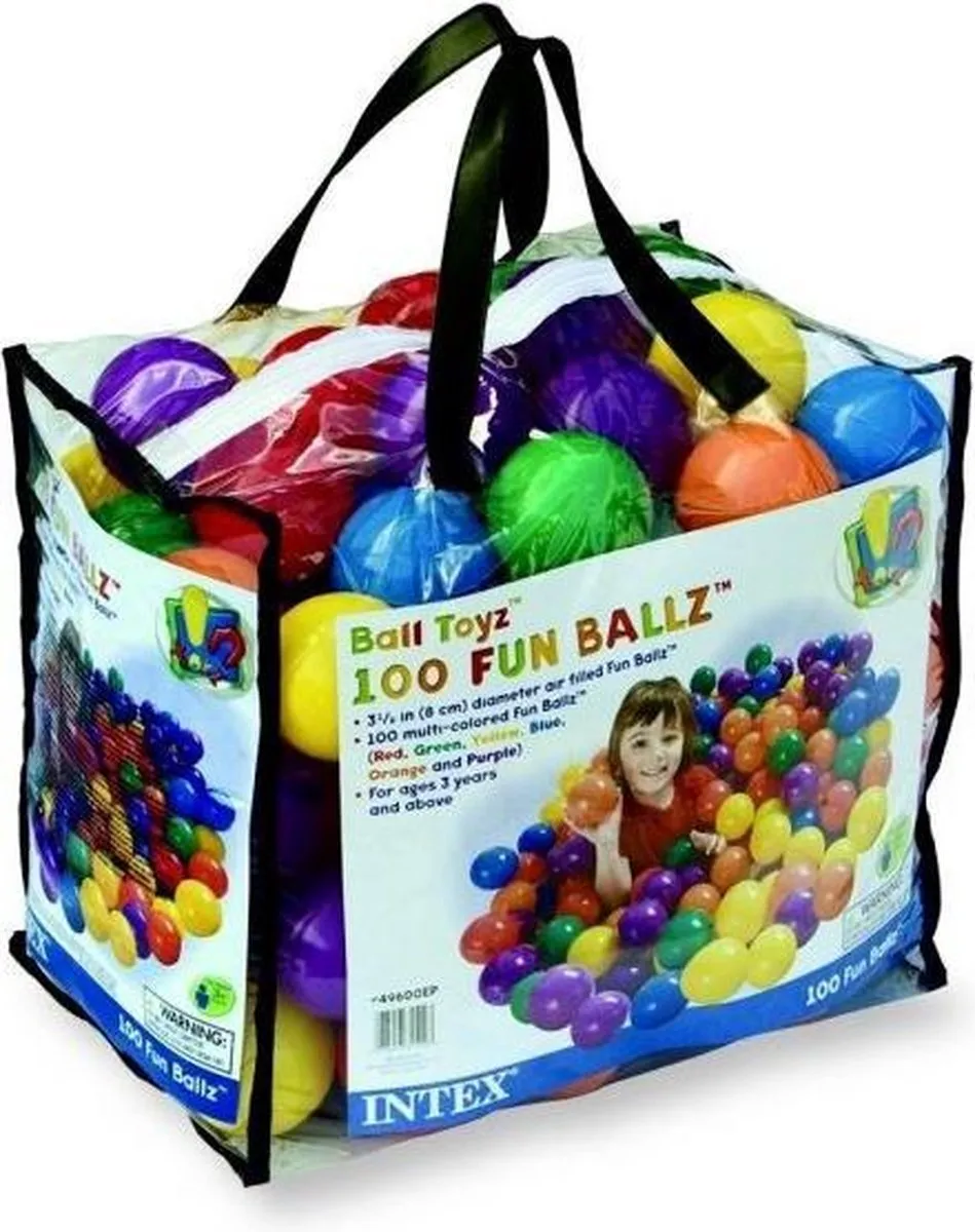 Intex Ballenbakballen 6,5 cm - 100 Stuks