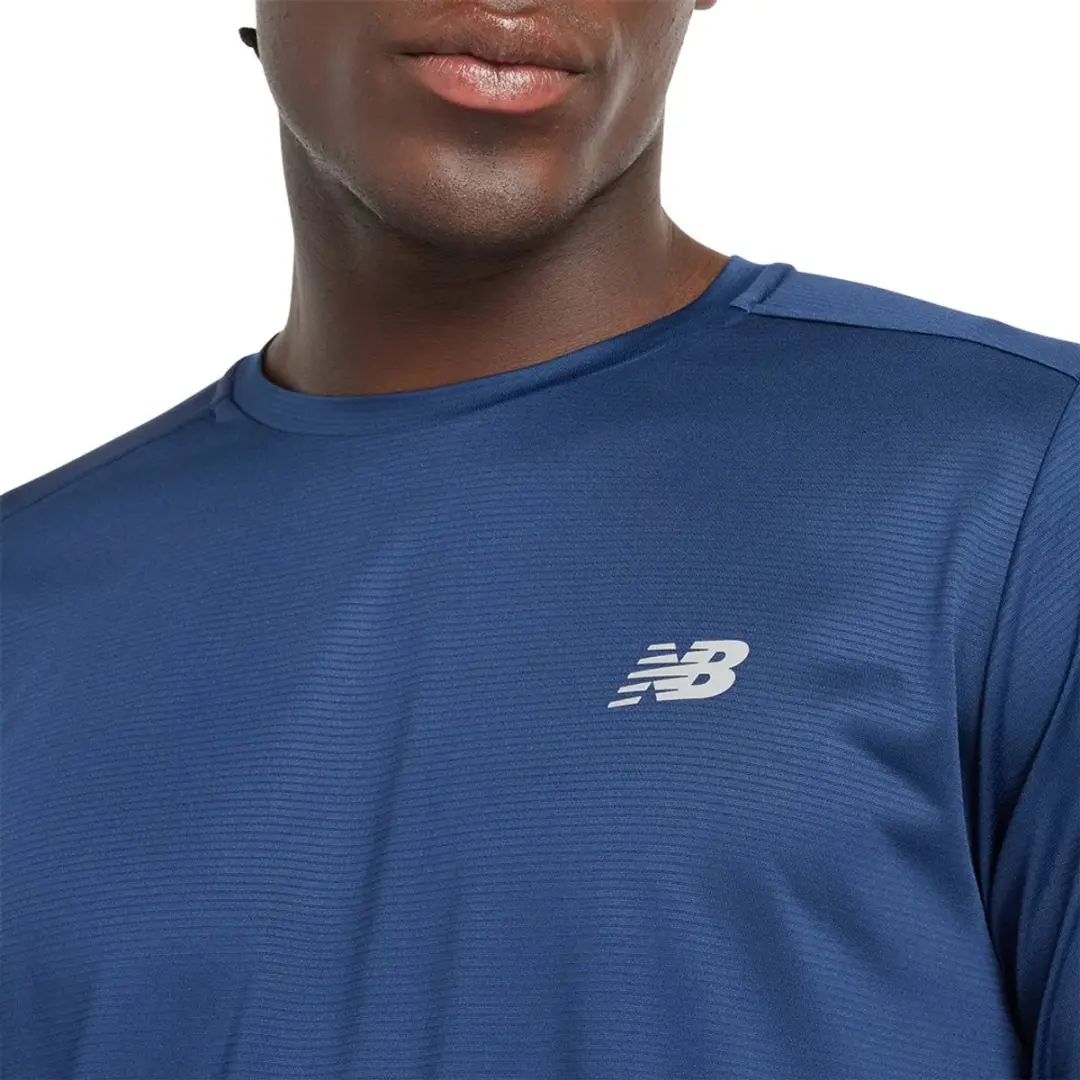 New Balance Sport Essential Heren Longsleeve - Navy L