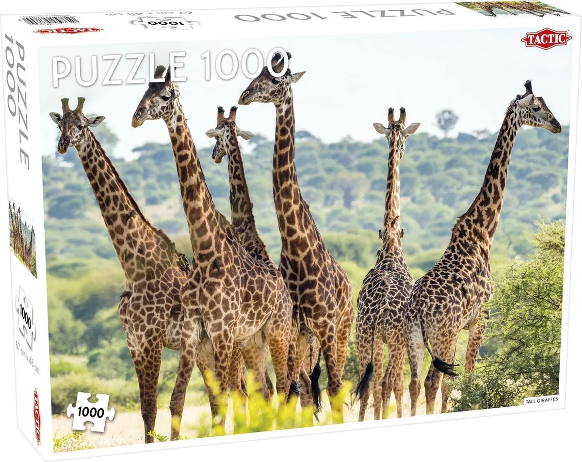 Tactic Puzzel Animals: Tall Giraffes 1000 Stuks