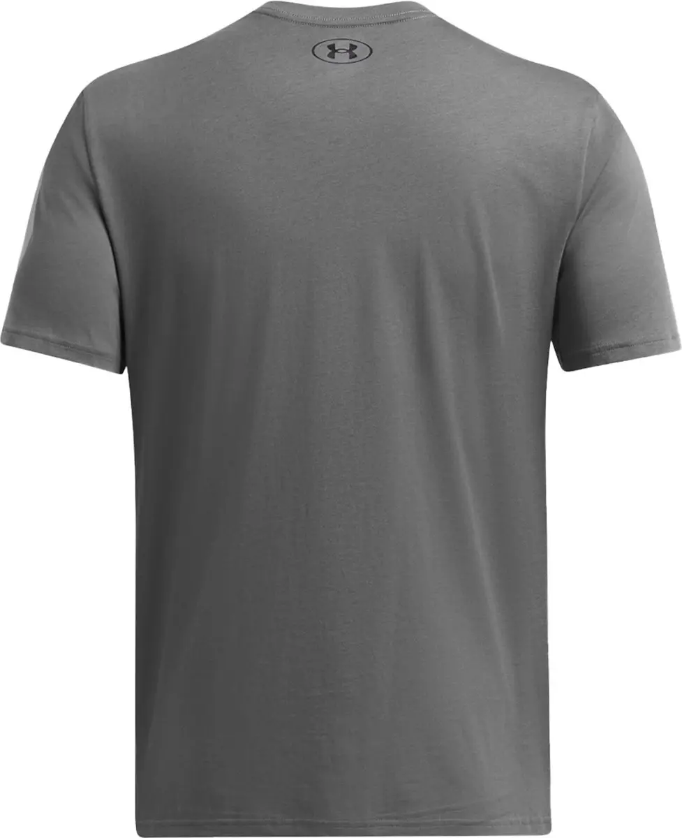 Under Armour UA M SPORTSTYLE LC SS Heren Sportshirt - Grijs/Zwart - XXL - afbeelding 6 van 6