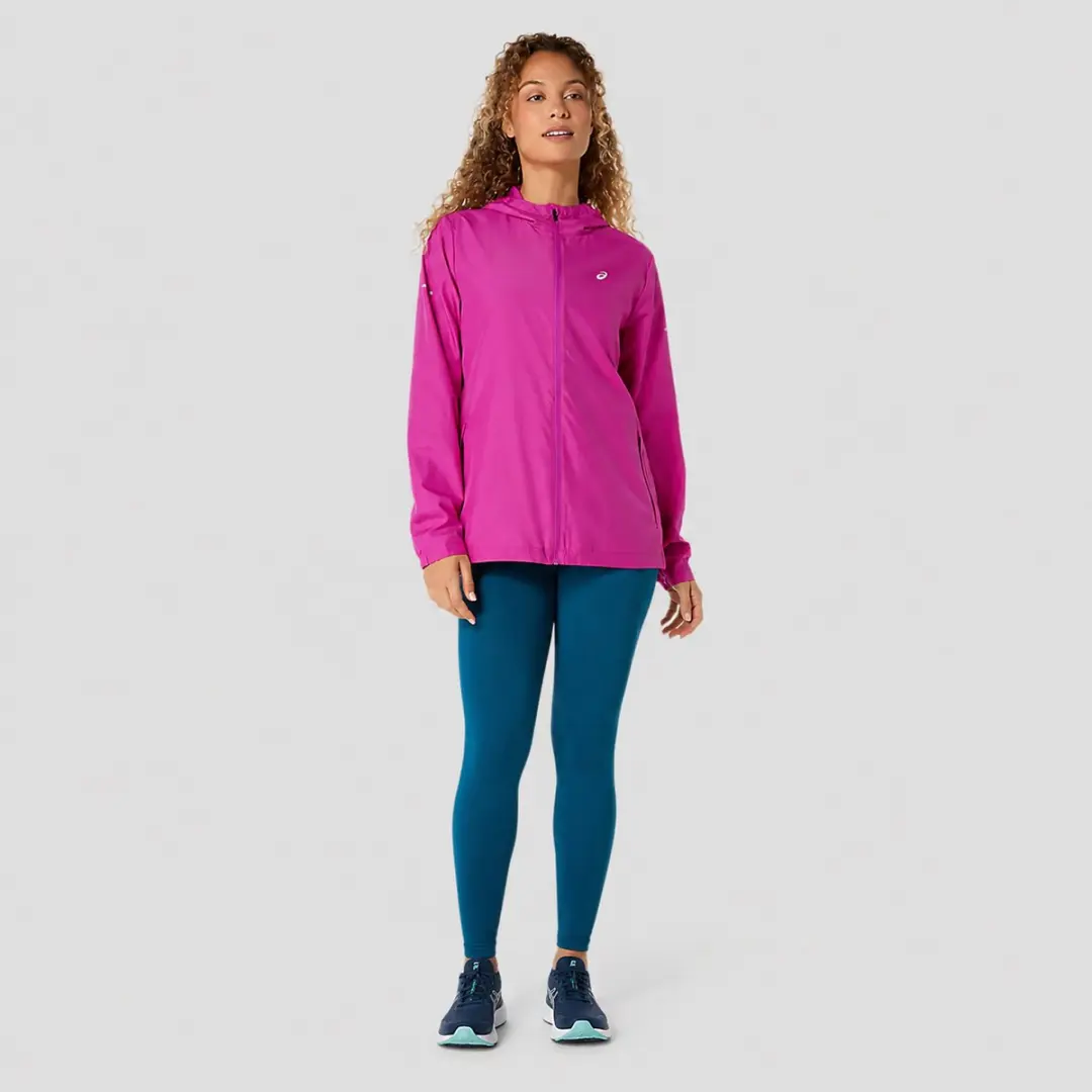 ASICS Sport Run Hood Jacket S - Bold Magenta - afbeelding 6 van 6