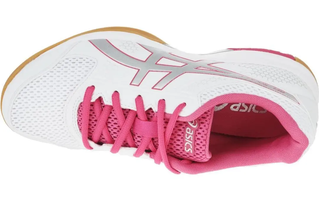 ASICS Gel-Rocket 8 Sportschoenen 40.5 - Wit/Rozes/Zilver