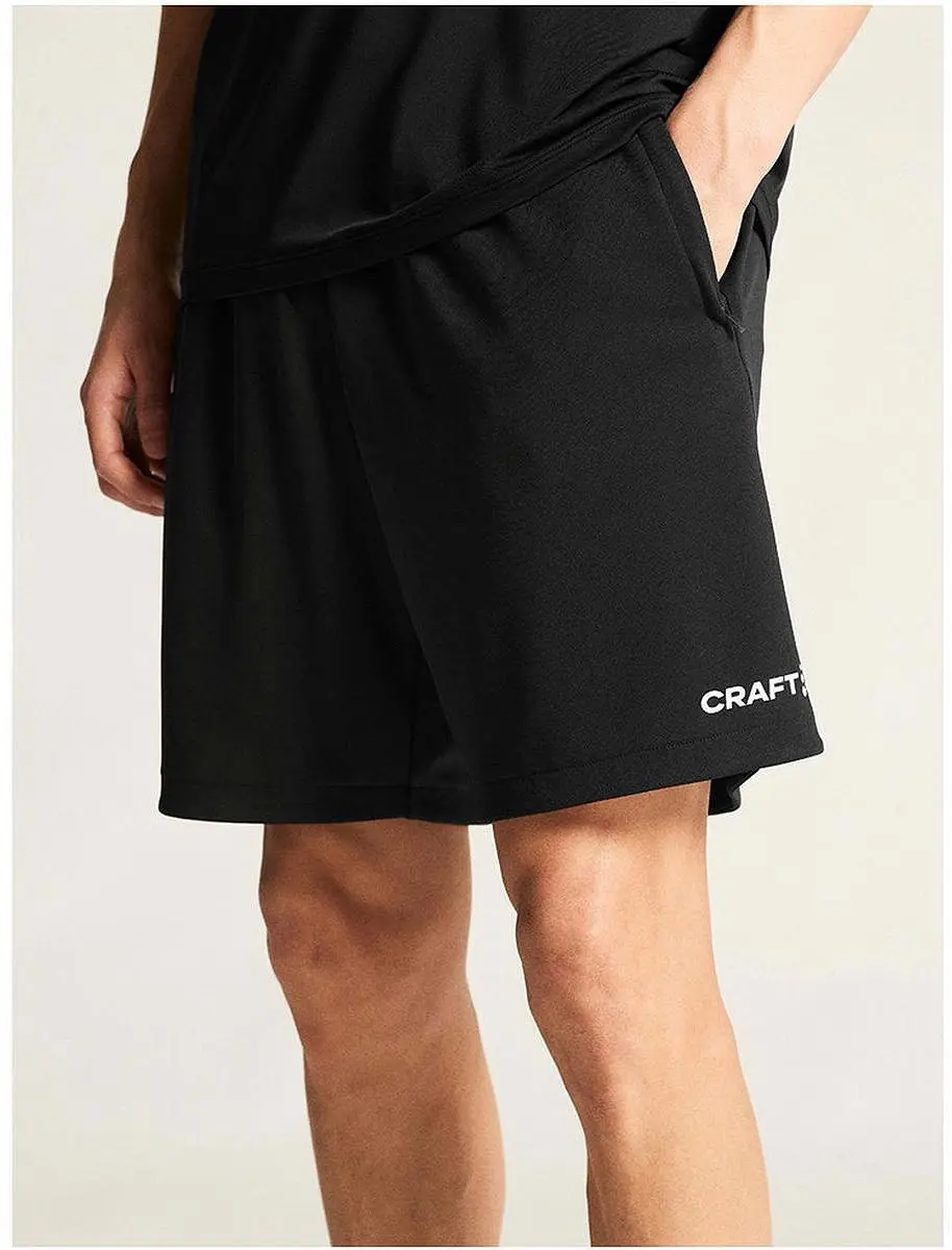 Craft Ability Zip Pocket Vrijetijdsshort Heren - S - Zwart