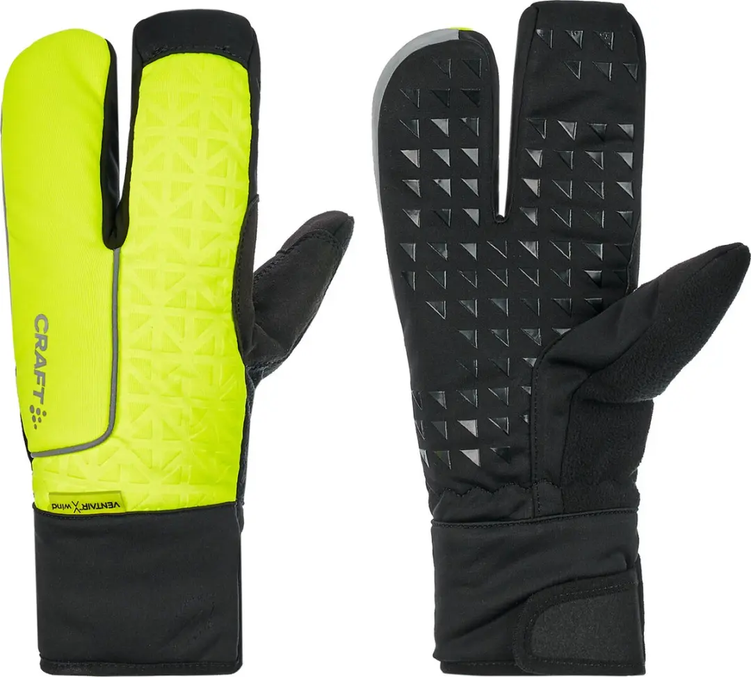 Craft Adv SubZ Siberian Split Finger Glove - L - Zwart - afbeelding 6 van 6