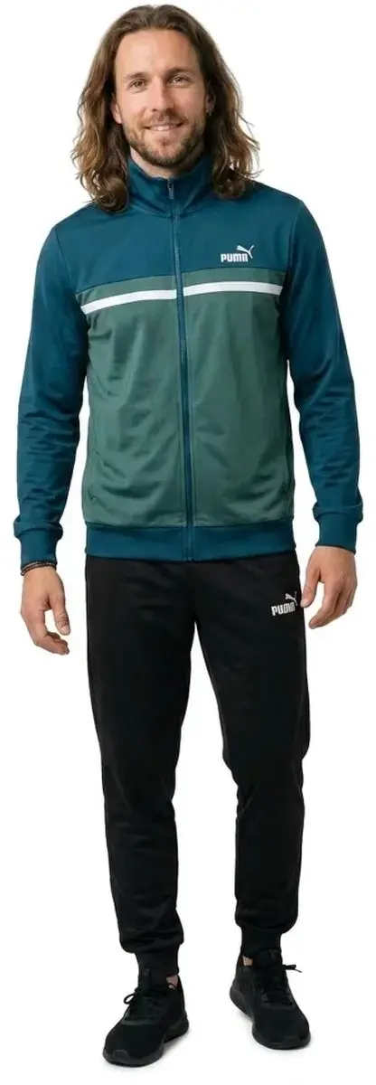 PUMA Poly Colorblock Trainingspak - L - Midnight Petrol