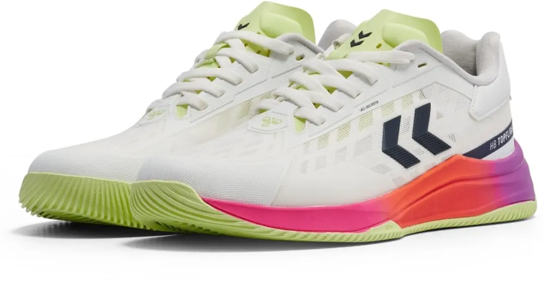 Hummel Handball Hb Topflight Pro Hallenschuhe 37 - Wit/Violet