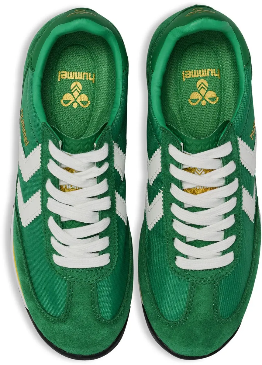 Hummel City88 Indoor Sportschoenen Dames - 40 - Groen/Wit