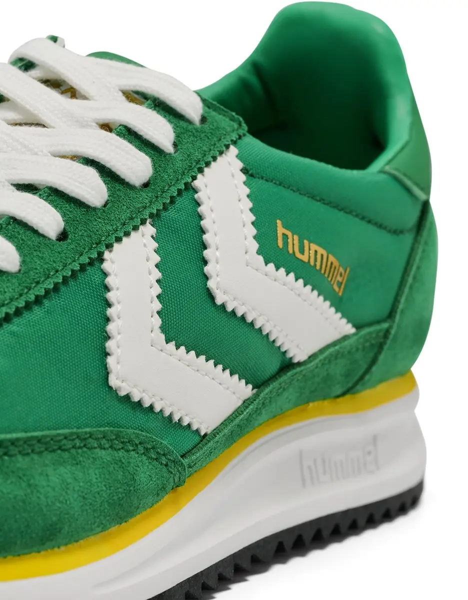 Hummel City88 Indoor Sportschoenen Dames - 40 - Groen/Wit