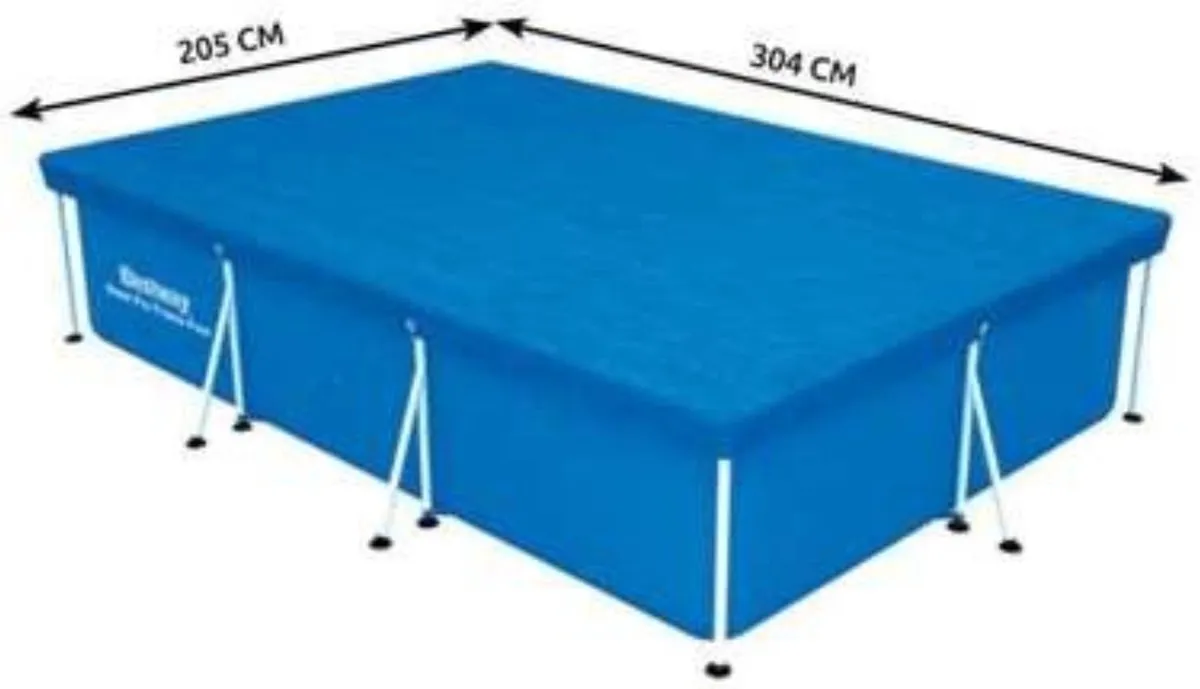 Bestway Zwembad Afdekzeil 300x201cm - Blauw