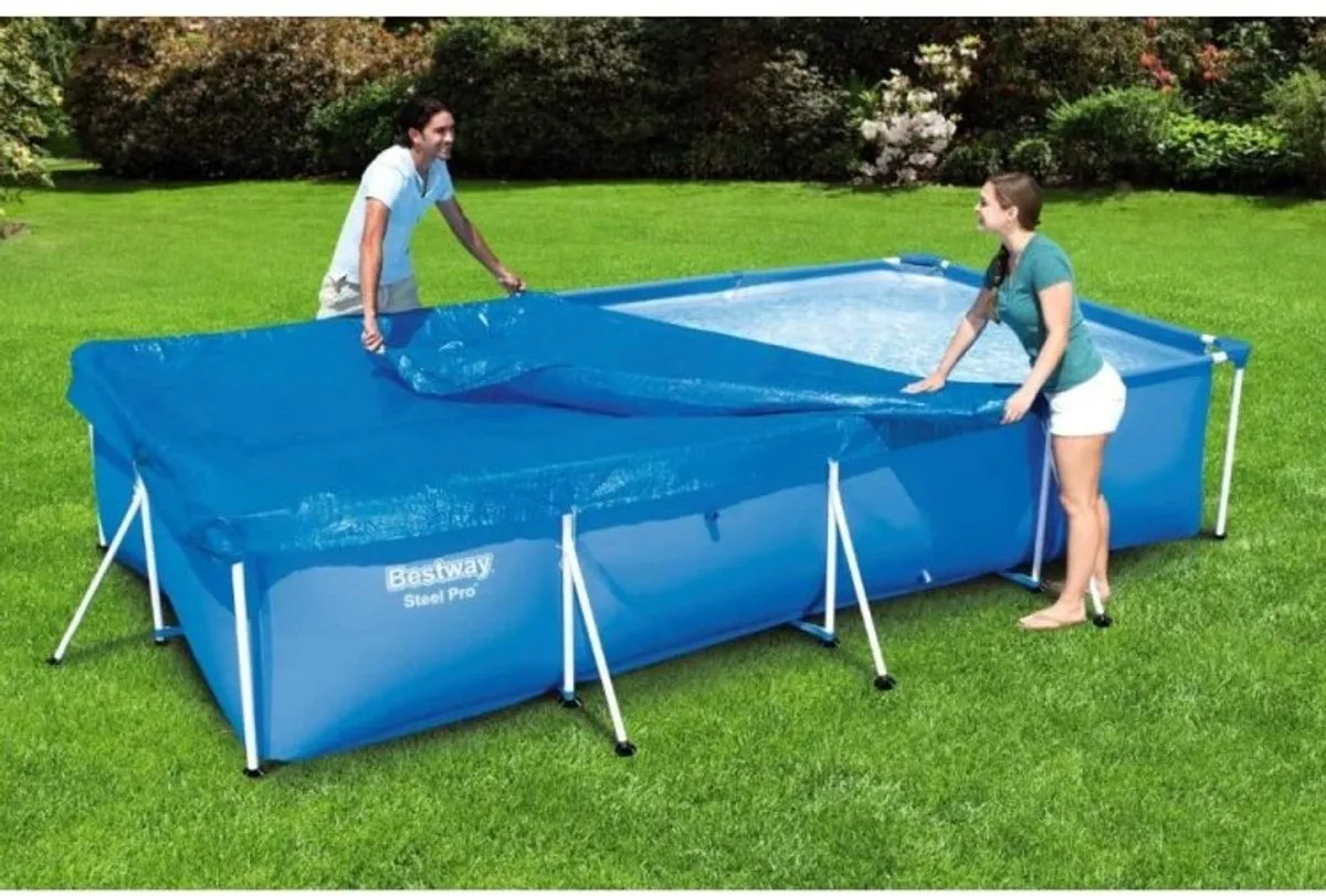 Bestway Zwembad Afdekzeil 300x201cm - Blauw