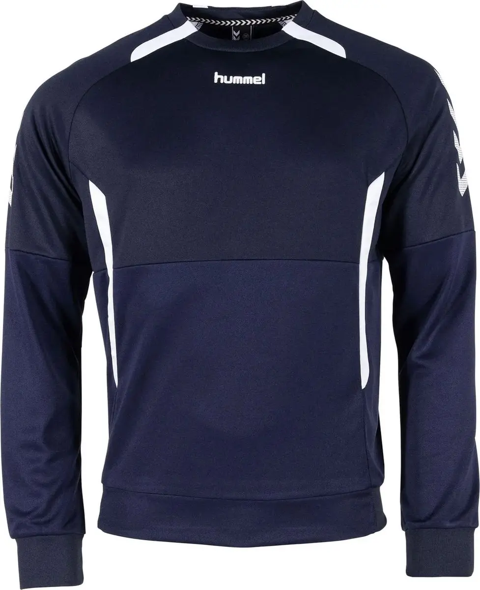 Hummel Authentic Top Round Neck Sporttrui - Navy - Maat L - afbeelding 6 van 6