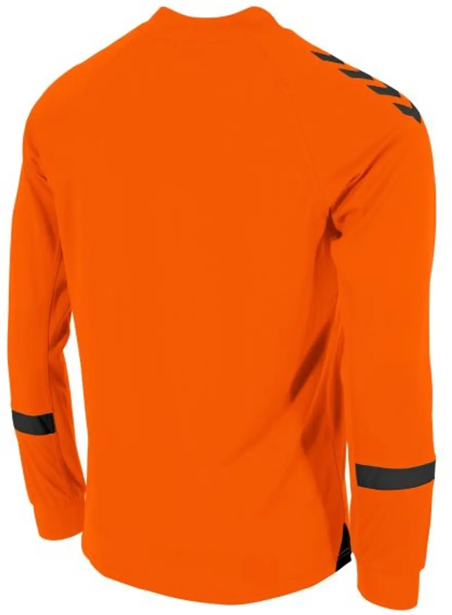 Hummel Fyn Voetbalshirt Lange Mouw Kinderen - Oranje/Zwart 152