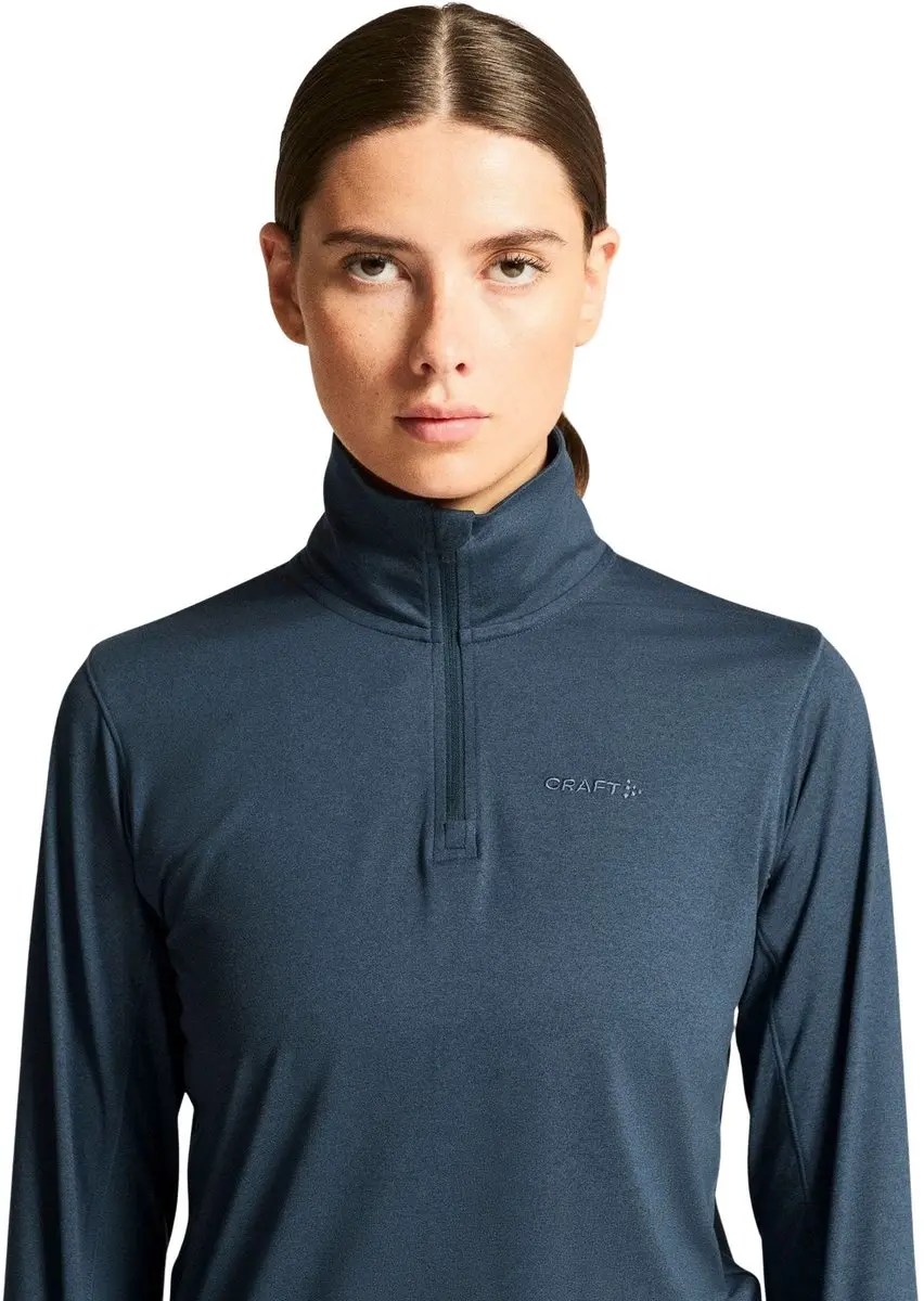 Craft Flow HZ Longsleeve Shirt - S - Donkerblauw