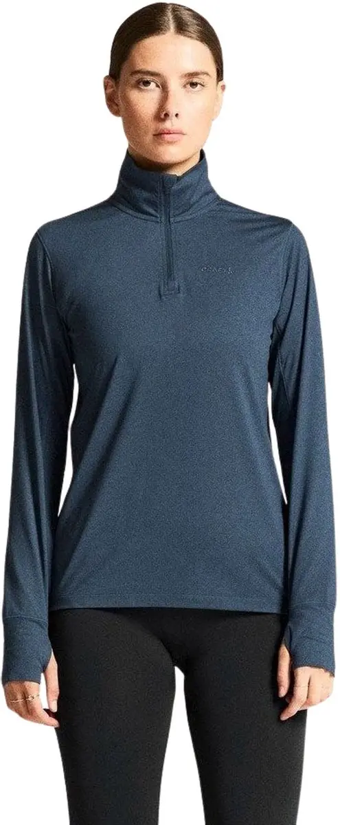 Craft Flow HZ Longsleeve Shirt - S - Donkerblauw