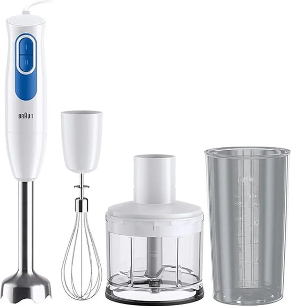 Braun MultiQuick 2 MQ20.236MWH Staafmixer - 600W - Wit - afbeelding 6 van 6
