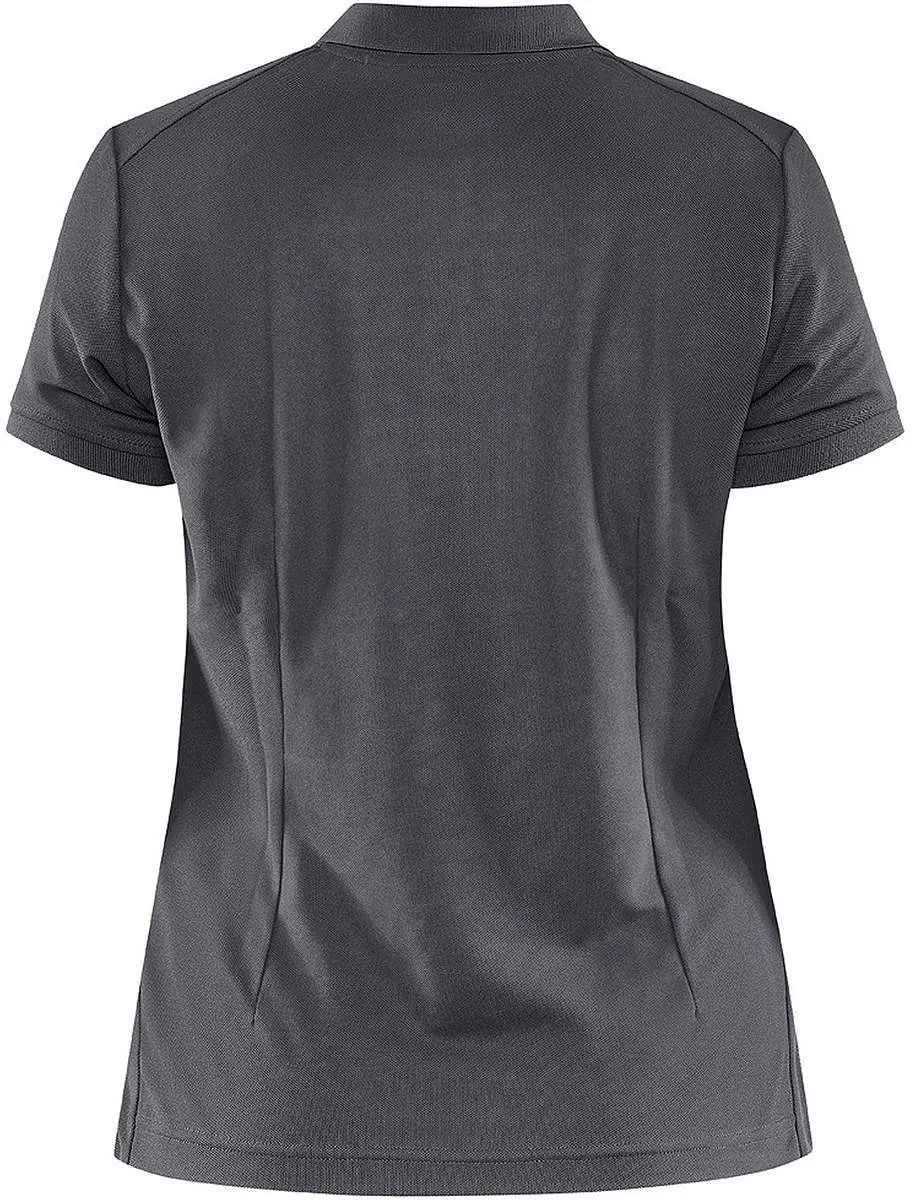 Craft Unify Polo Dames M - Donkergrijs