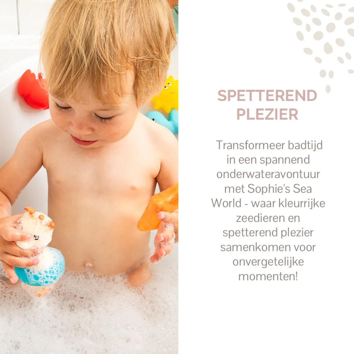 Sophie de Giraf Sophie's Sea World Badspeelgoed - 7-delig - Meerkleurig - afbeelding 6 van 6