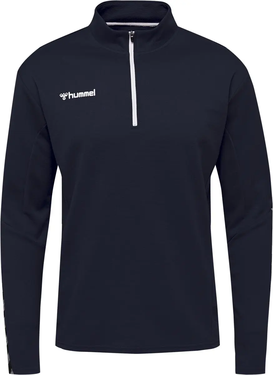 Hummel Hmlauthentic Half Zip Sweatshirt 204927 - XXL - Groen