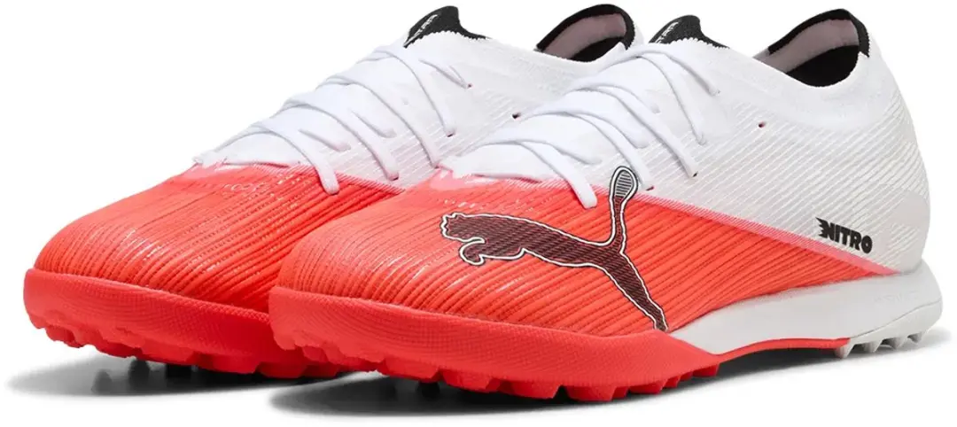 PUMA Ultra Nitro 7 Match TF Voetbalschoenen - Rood/Wit - 45