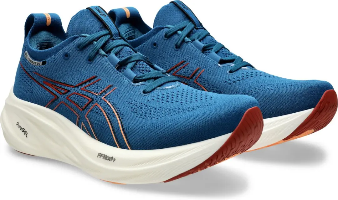 ASICS Gel-Nimbus 26 Hardloopschoenen Heren - Blauw 45