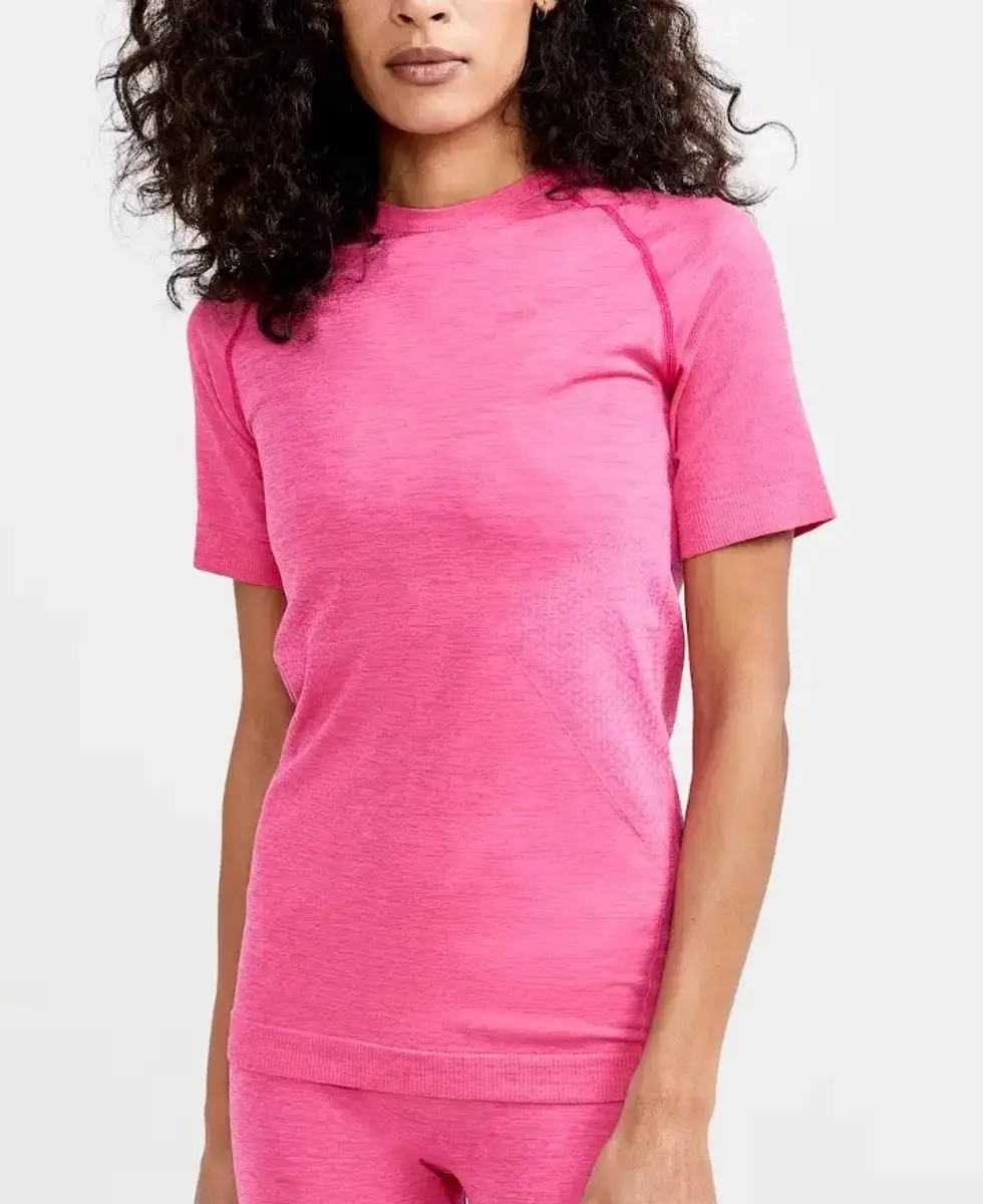 Craft Core Dry Active Comfort Thermoshirt Dames - Maat S - Roze