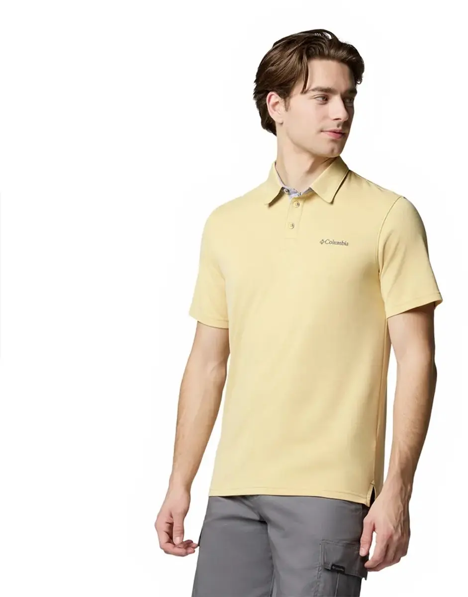 Columbia Nelson Point™ Poloshirt - Geel L