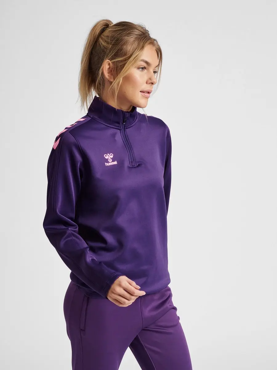Hummel Core XK Half Zip Sweat Dames - Paars