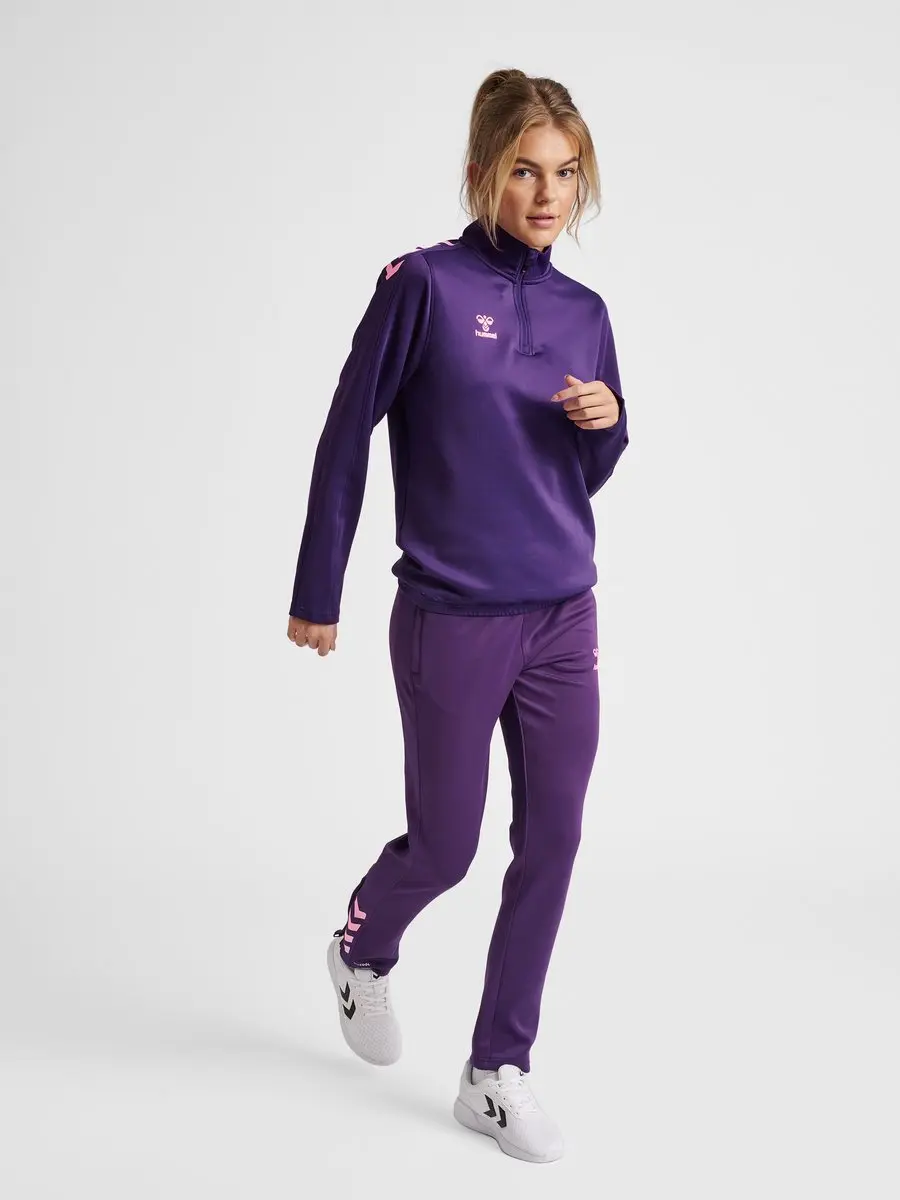 Hummel Core XK Half Zip Sweat Dames - Paars