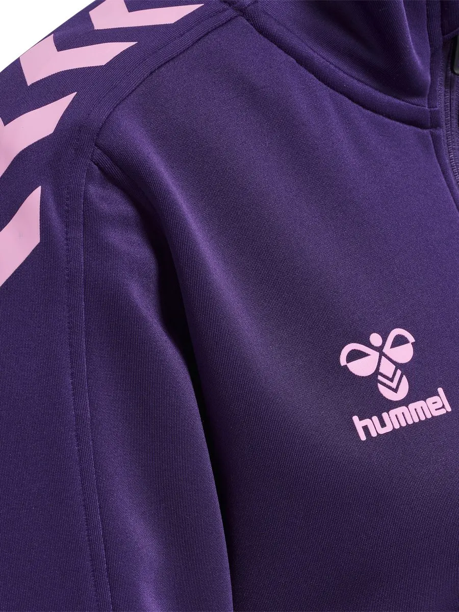 Hummel Core XK Half Zip Sweat Dames - Paars - afbeelding 6 van 6
